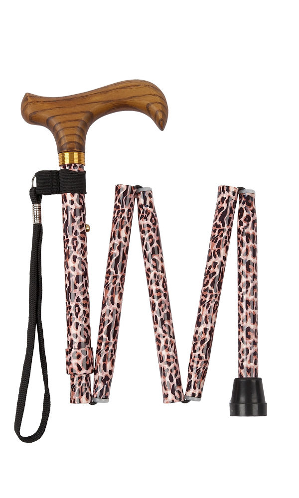Stok Leopard print foldsammen
