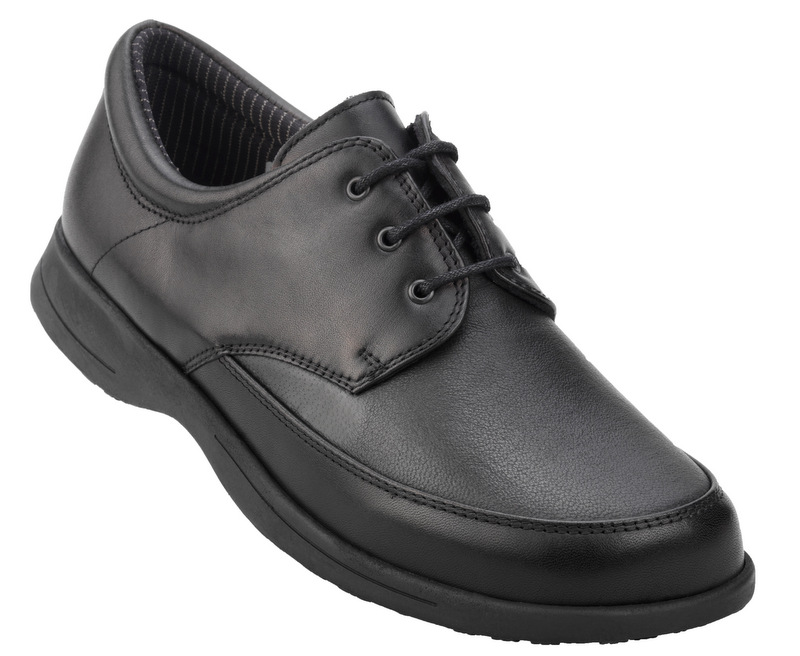 New Feet Sort snøresko m/stretch