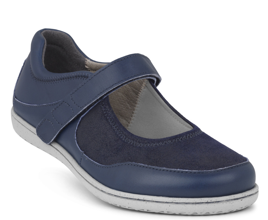 New Feet Blå Ballerina m/stretch