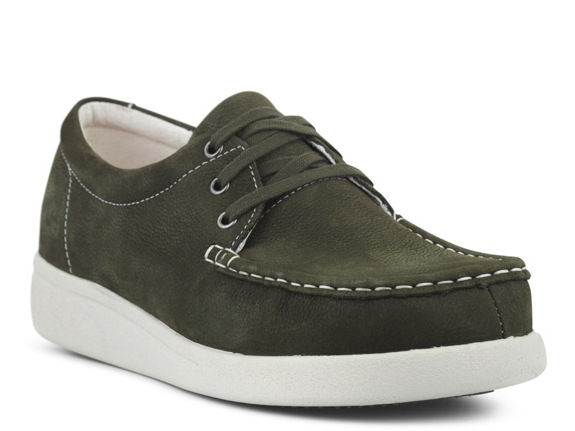 Green Comfort Oliven Sko m/snøre