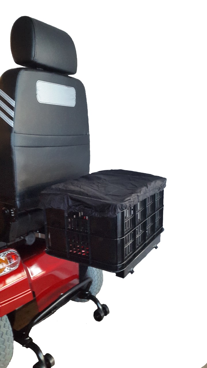 Kurv sort plast 40 x 30 x 21 cm