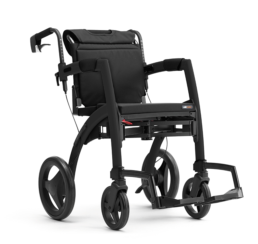 Rollz Kørestol og Rollator Sort