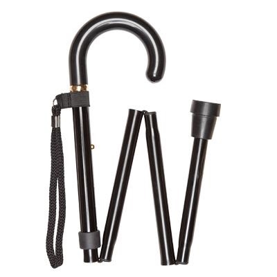 Stok foldsammen sort