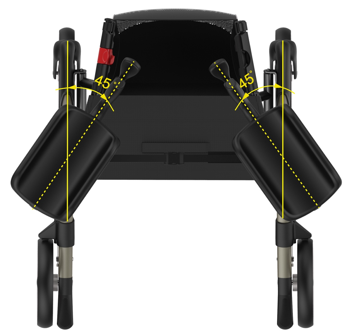 Rollator Navigator med roter armstøtte - Billede 6