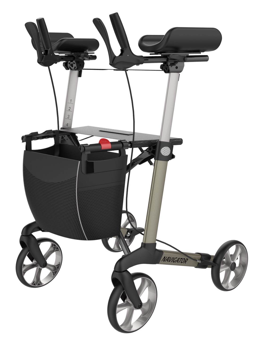 Rollator Navigator med roter armstøtte - Billede 8