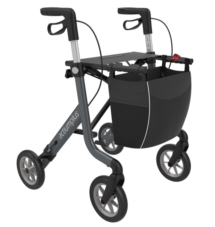 Rollator Space Koksgrå Med Softhjul