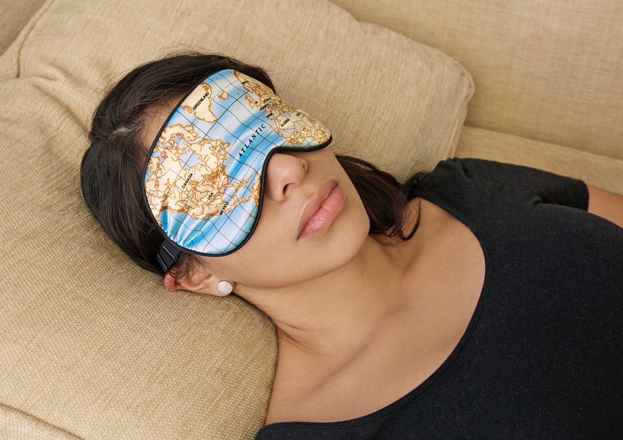 Sovemaske Ultrablødt Verdenskort
