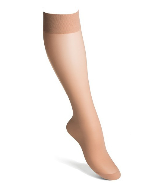 Rejsestrømpe Nylon Natur
