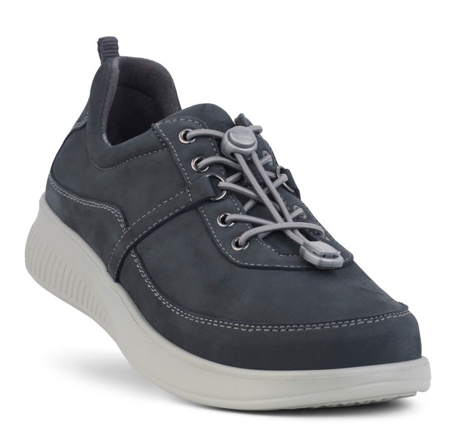 New Feet Gråblå Sko Nubuck