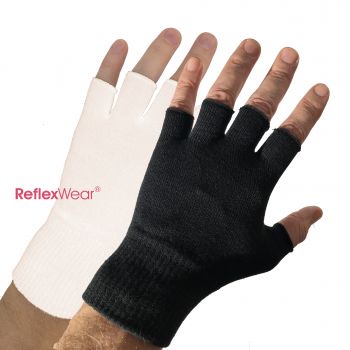ReflexWear Tynde handsker uden fingre - sort