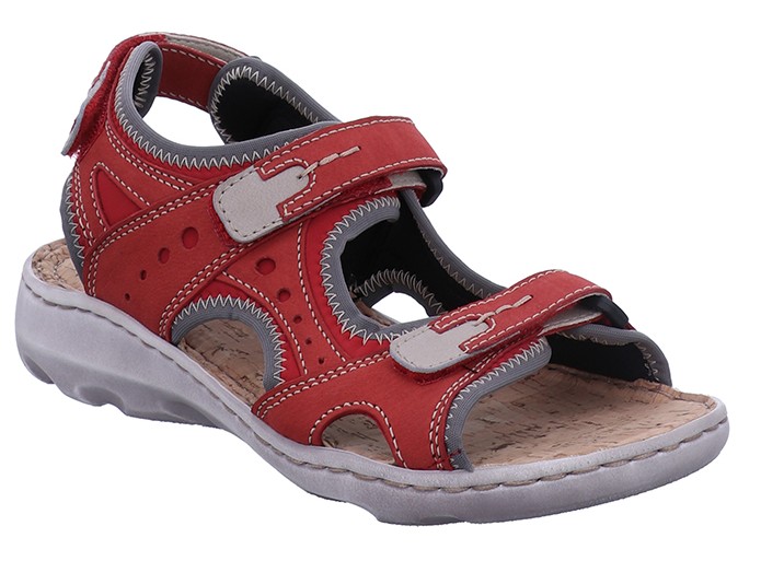 Josef Seibel Rød Sandal Læder