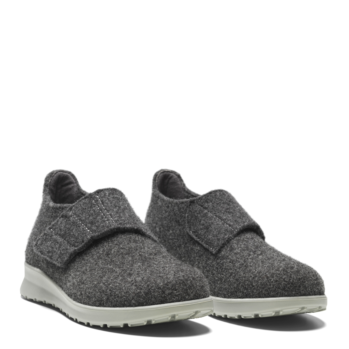 New Feet Antrasit Uld Filt Sko