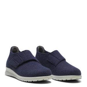 New Feet Mørkeblå Uld Filt Sko