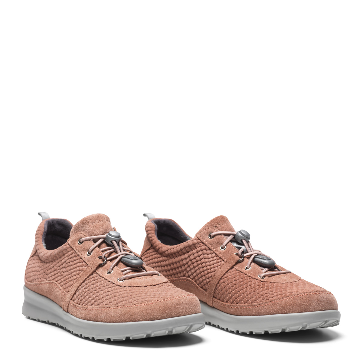 New Feet Rosa Sko Med Print