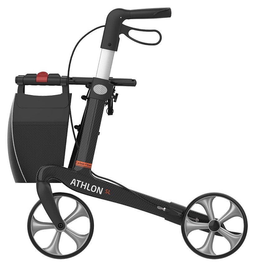 Lav Athlon Rollator Kulfiber Sort 5,0 kg - Billede 5