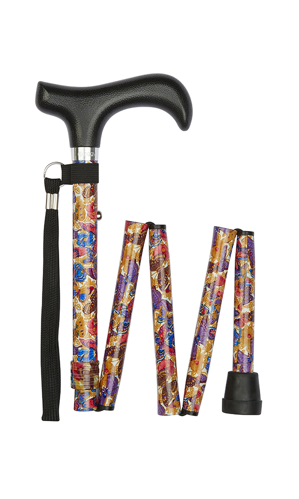 Lav Stok Foldsammen Sommerfugle Design