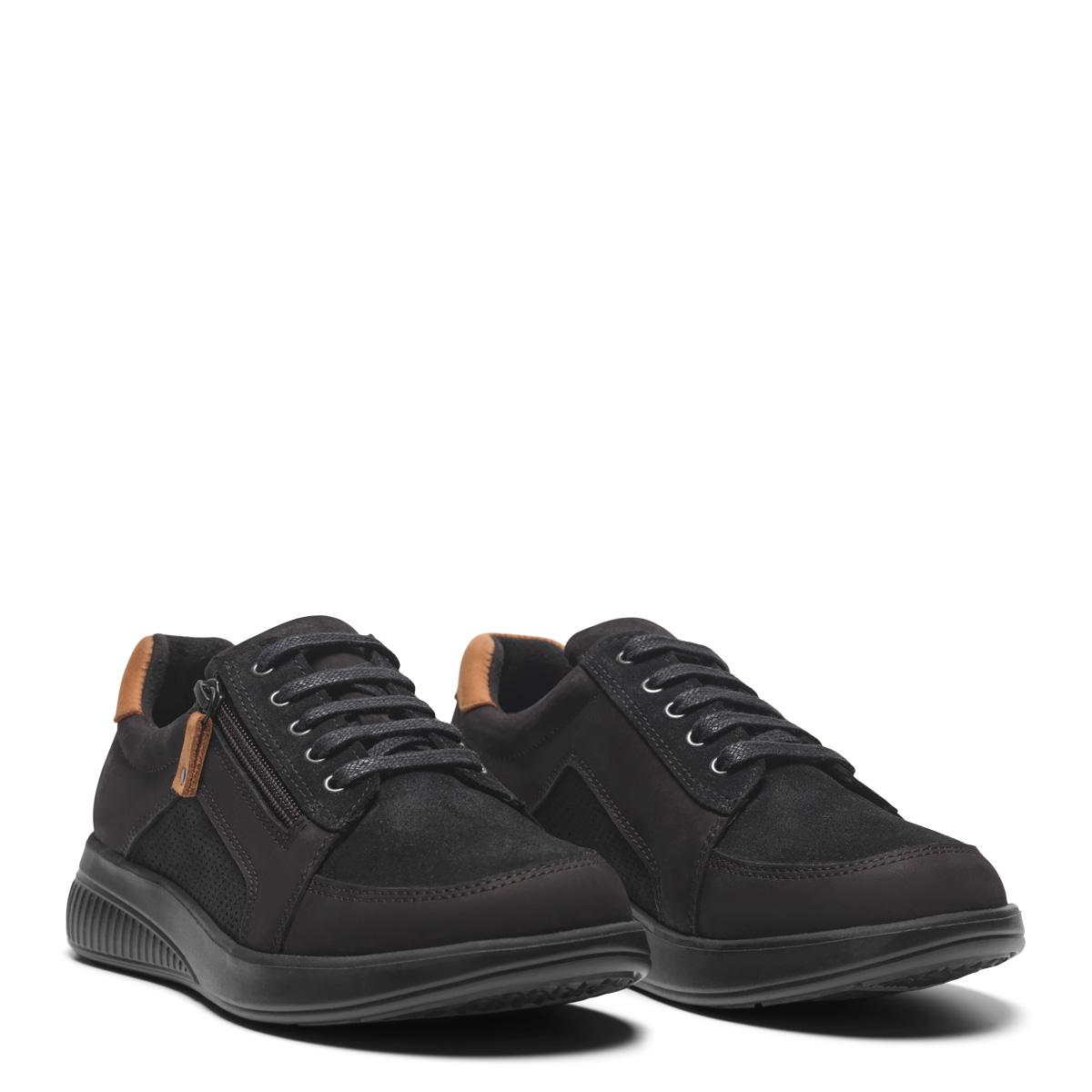 New Feet Sort Sko Nubuck