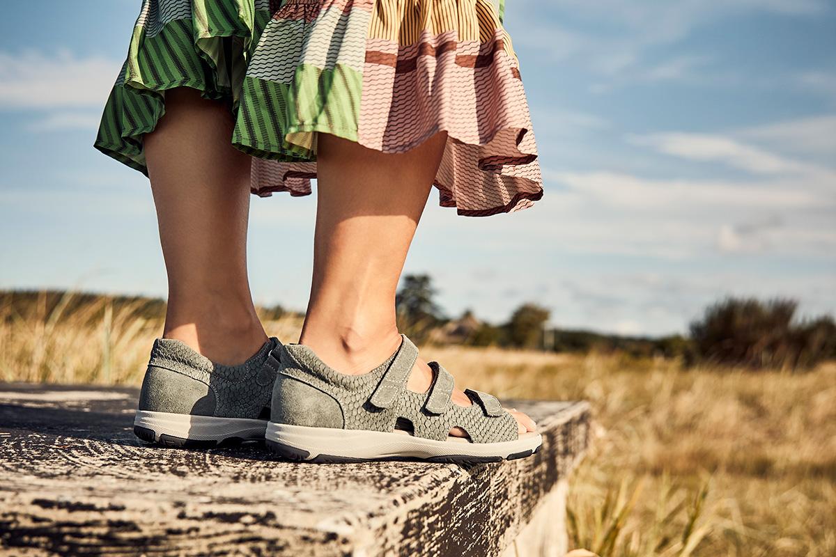 New Feet Army Sandal Med Hælkappe - Billede 5