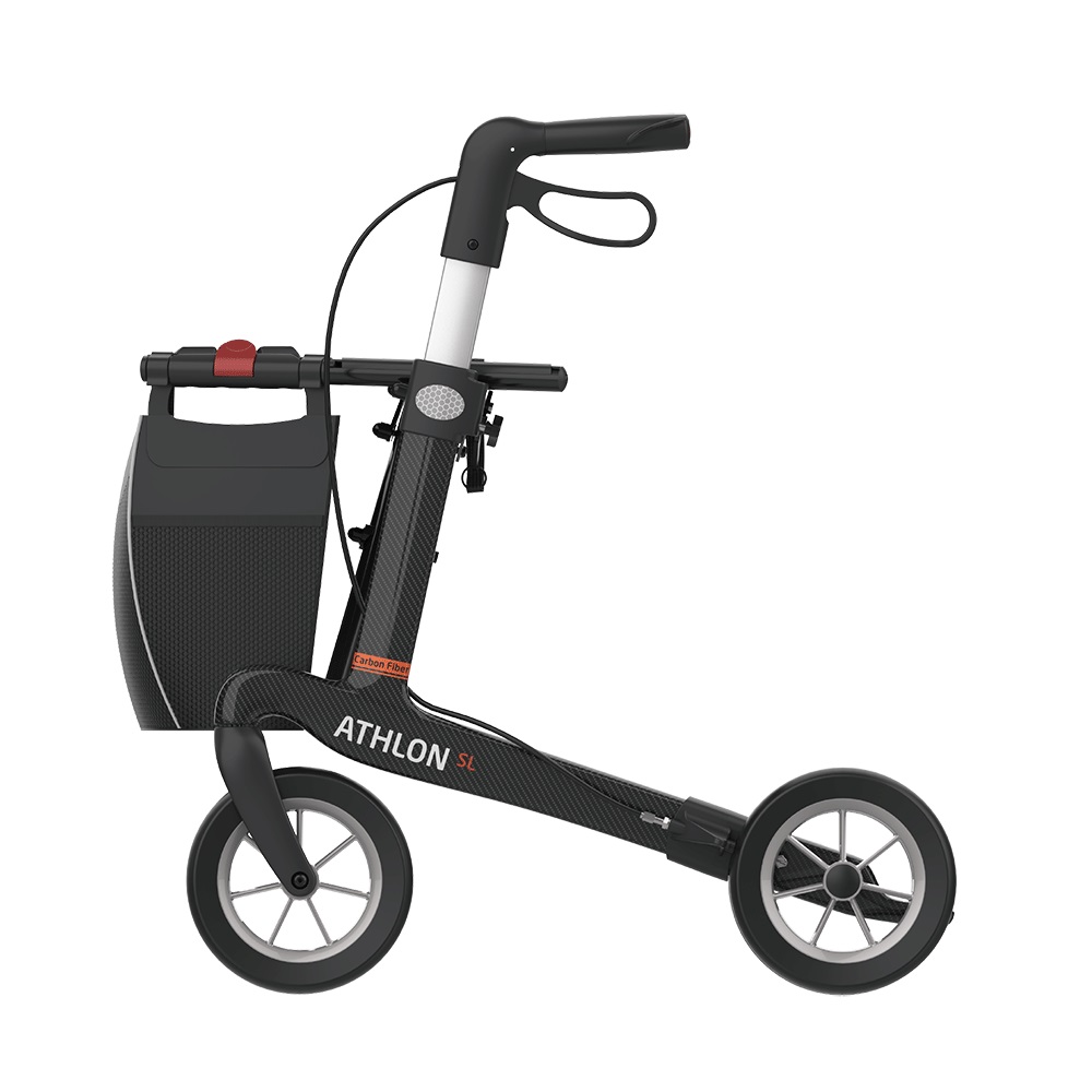 Lav Rollator Sort Athlon m.Soft hjul - Billede 5