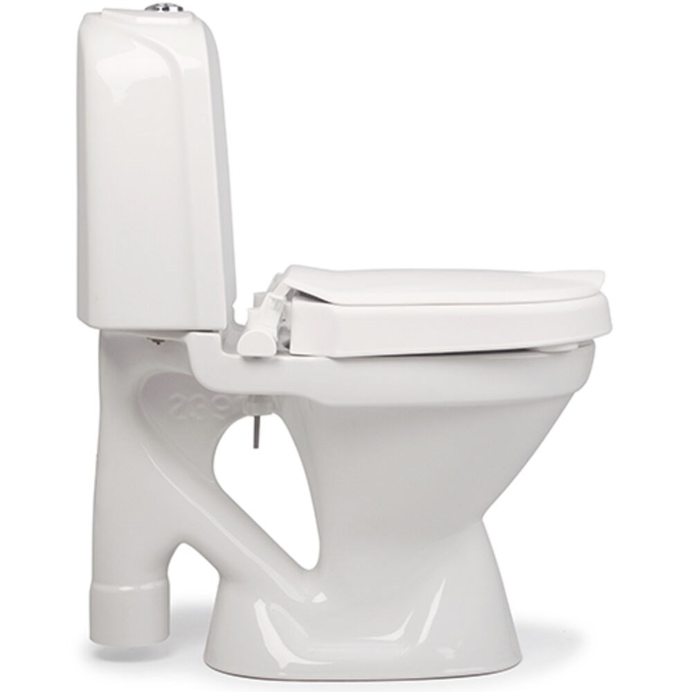 Hi-Loo Toiletforhøjer 10cm Fastmonteret