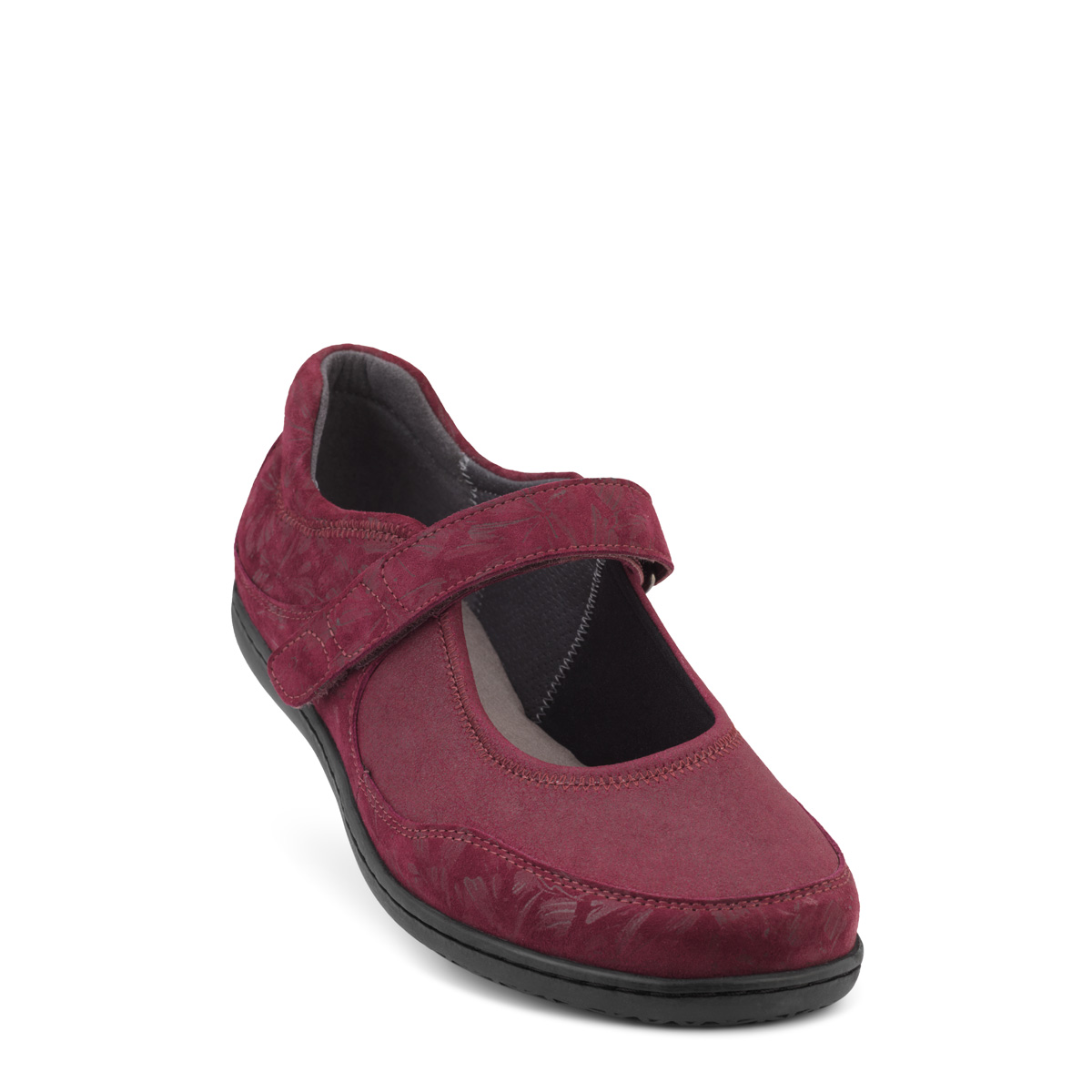 New Feet Bordeaux Ballerina Sko