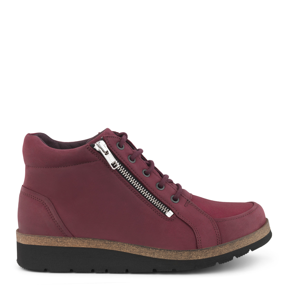 New Feet Bordeaux Støvle Med Stretch