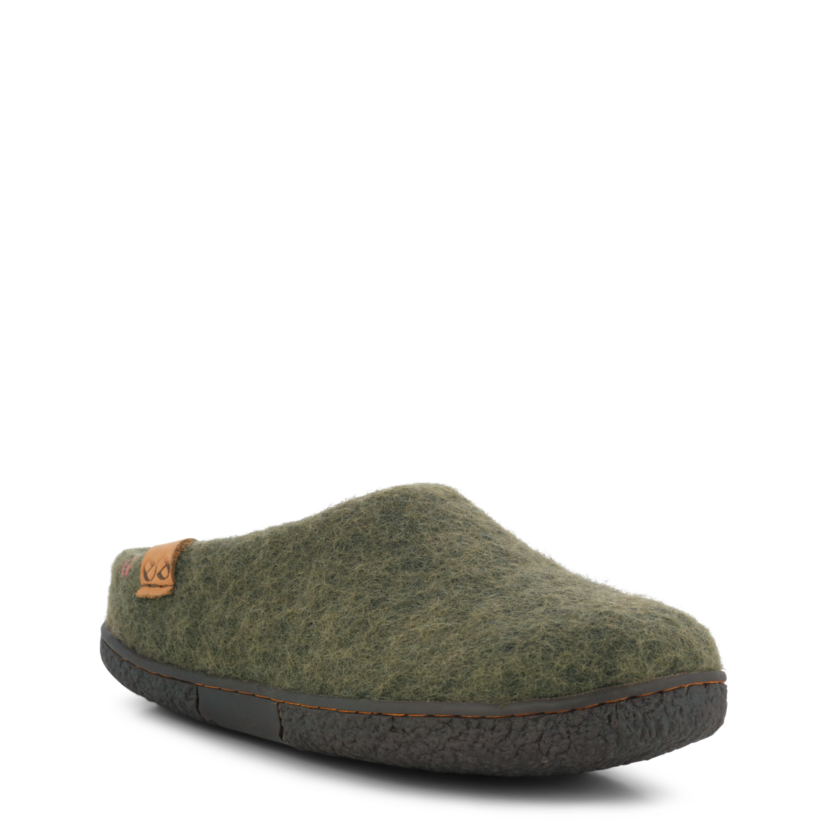 Green Comfort Grøn Slipper Gummisål