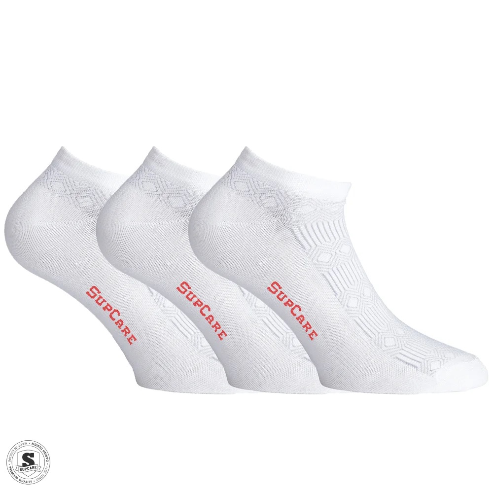 SupCare Strømper Bambus 3-pak Hvid