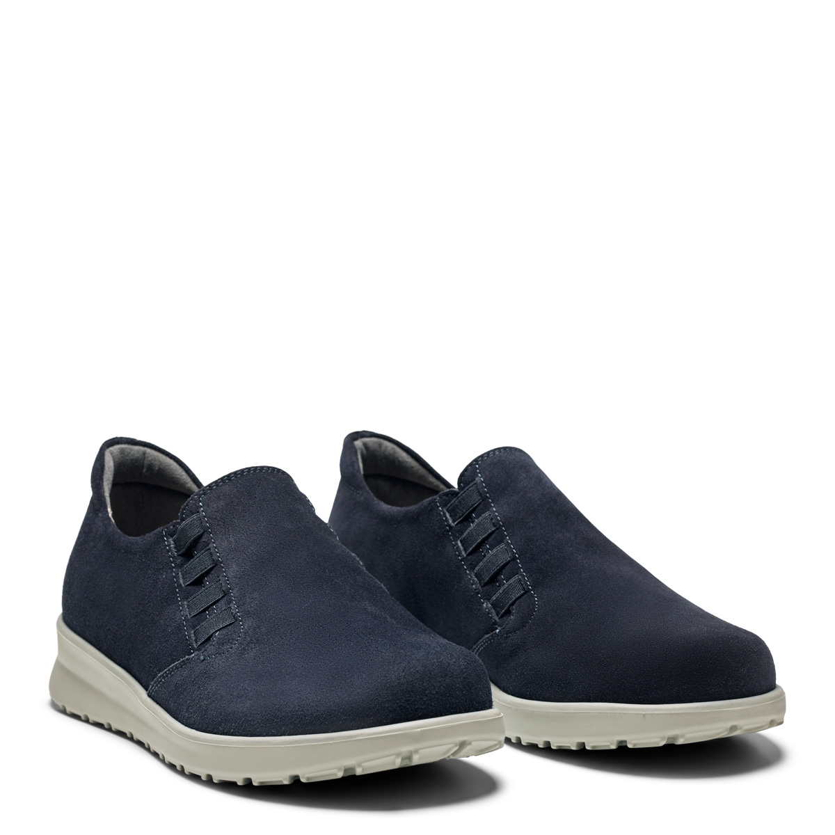 New Feet Mørkeblå Loafer Ruskind Sko