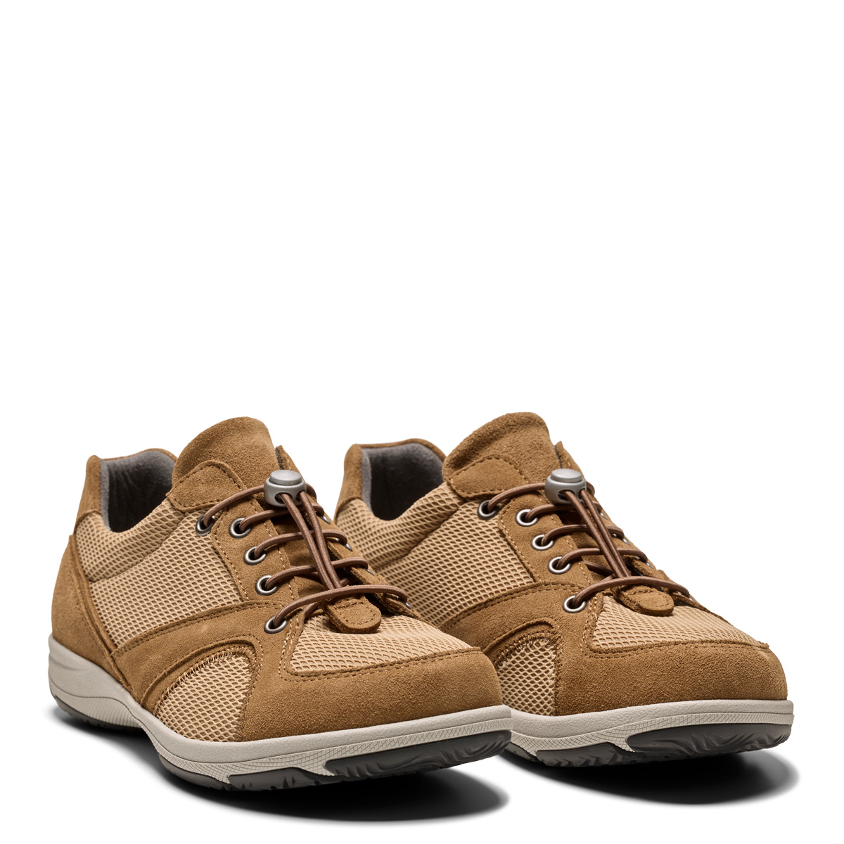 New Feet Brun Sko Mesh Stof