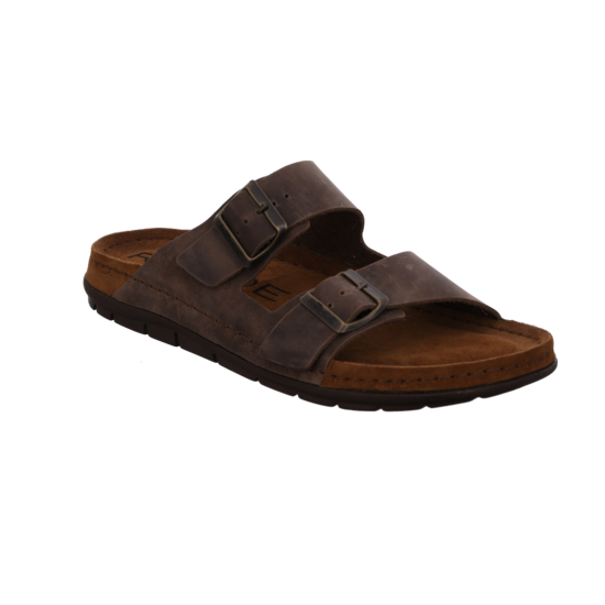 Rohde Herresandal Mocca læder