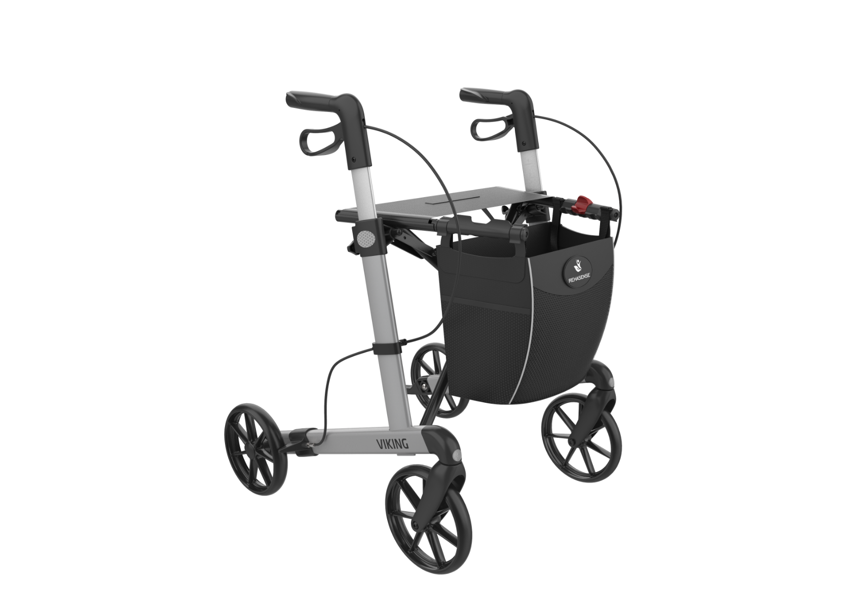 Rollator Viking Server Grå - Billede 5