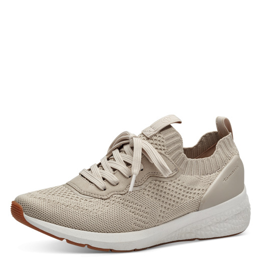 Tamaris Elfenben Sneaker I Textil
