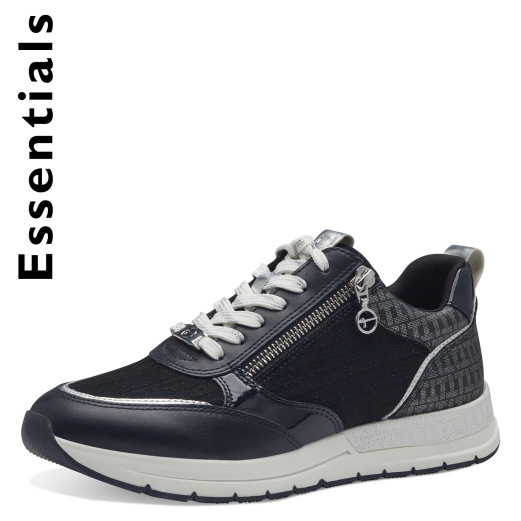 Tamaris Navy Sneaker Textil/Lynlås