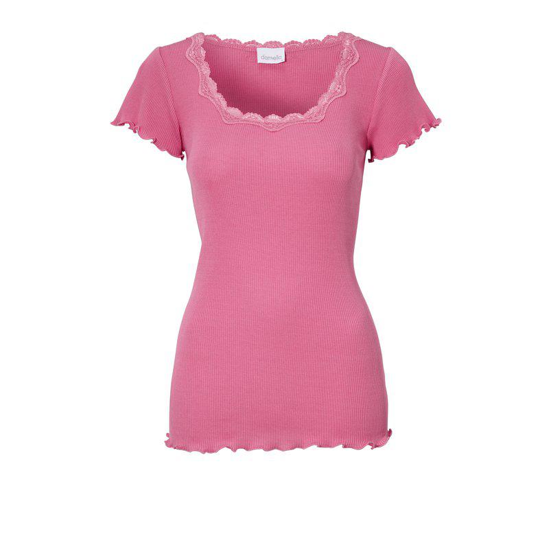 Damella Fuchsia Top Kort Ærme