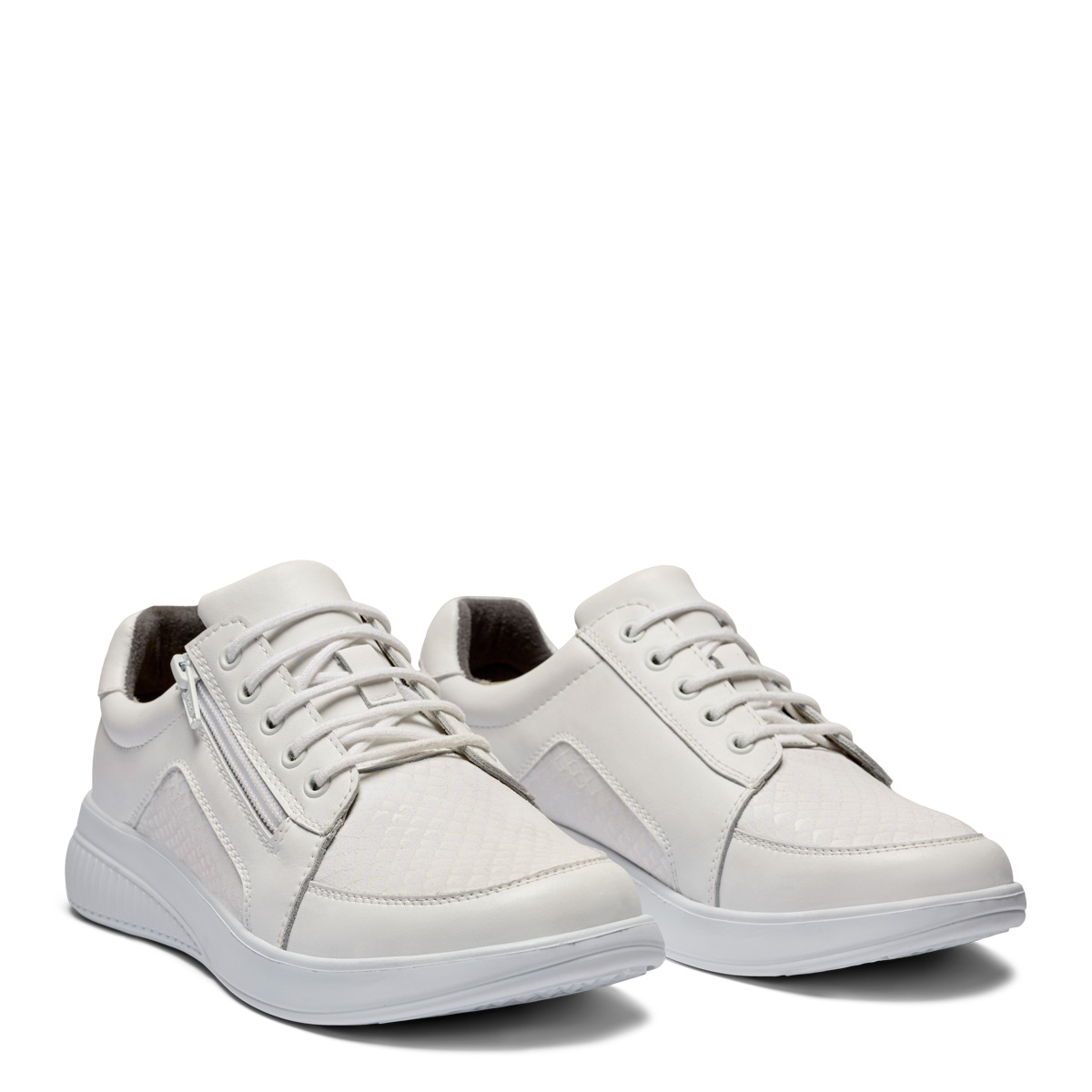 New Feet Hvid Sko TextilStretch