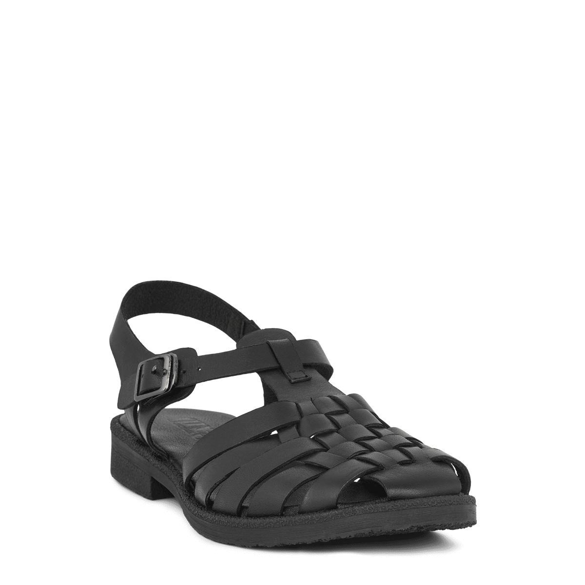 Green Comfort Sort Caroline Sandal Med Spænde