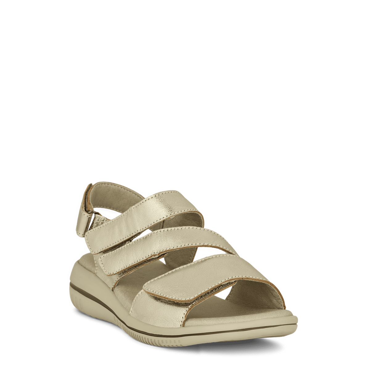 Green Comfort Gold Sandal Med Krydsrem
