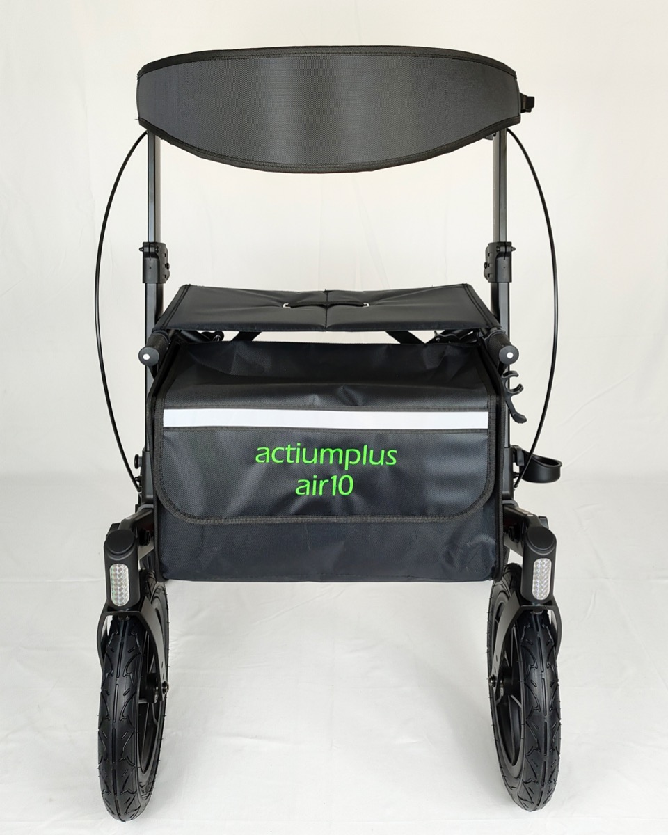 Rollator AIR10 Outdoor Med Lufthjul - Billede 5