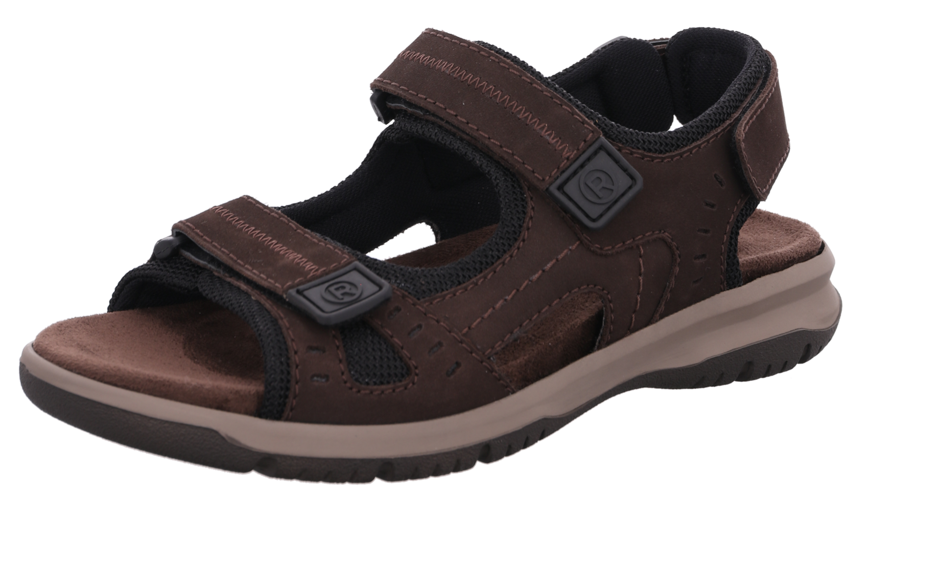 Rohde Herresandal Espresso Nubucklæder