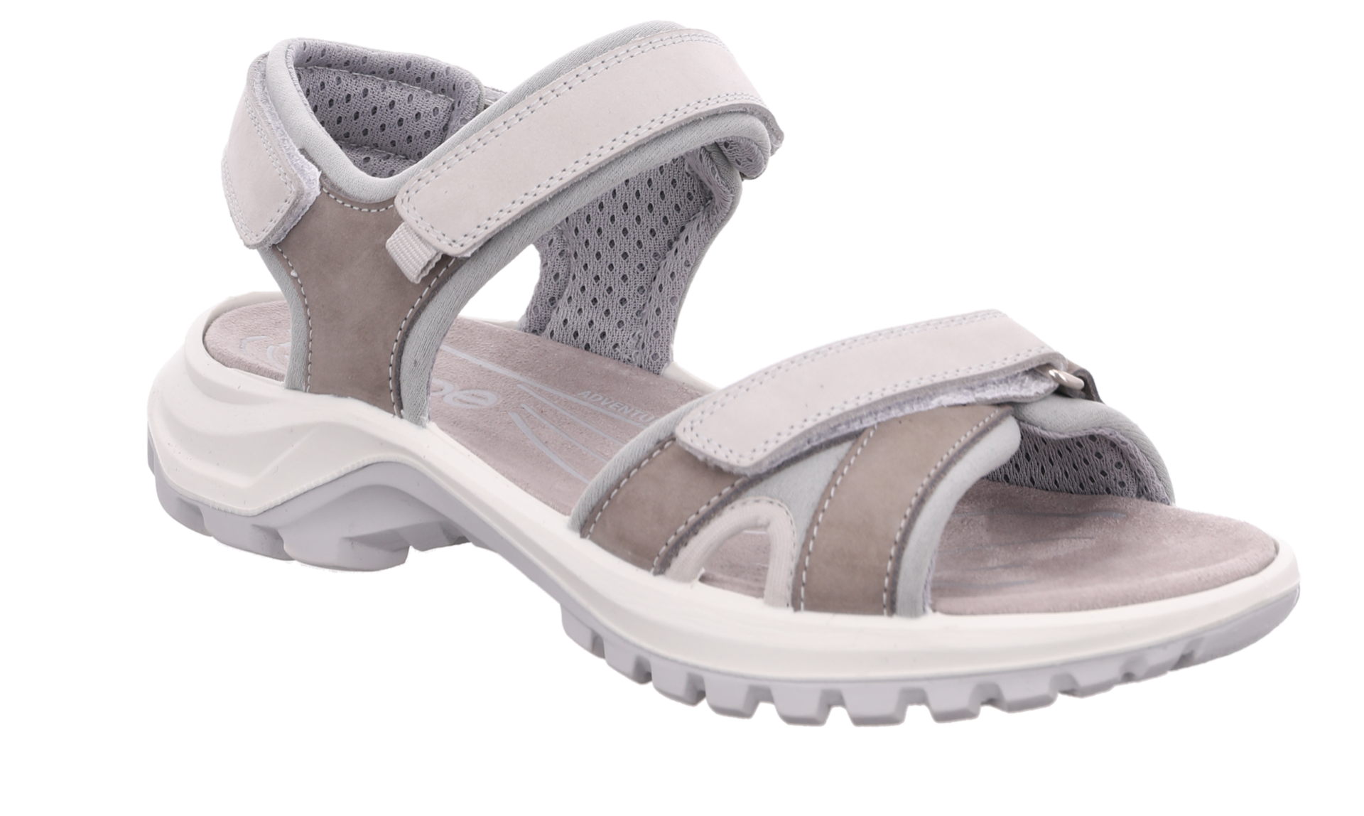 Rohde Sandal Grå Nubuck Metallic