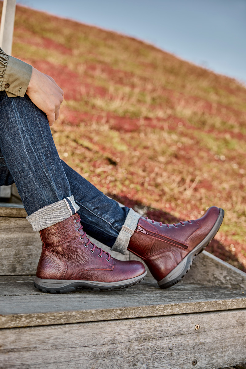 New Feet Dark Wine Støvle