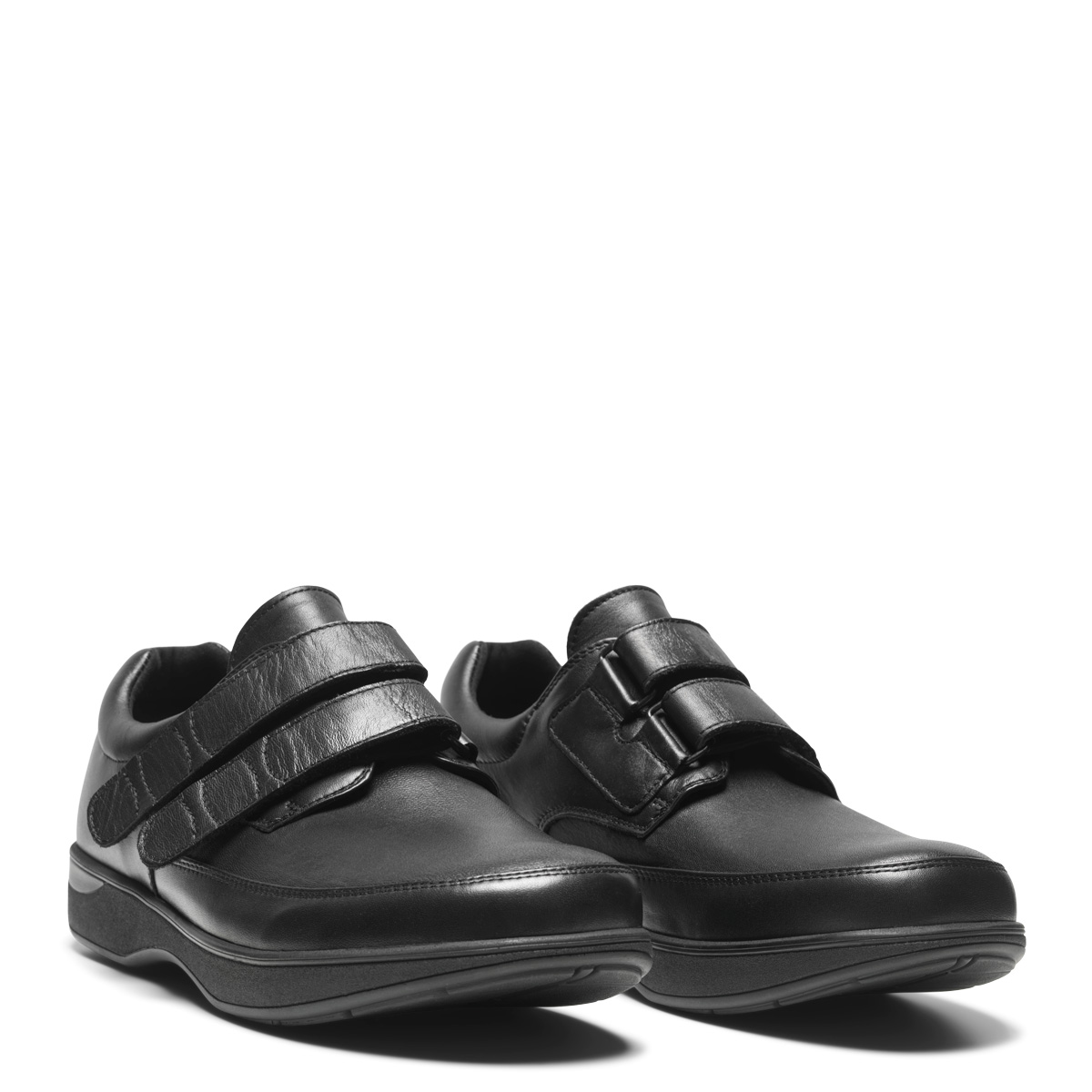 New Feet herresko Sort m/velcro