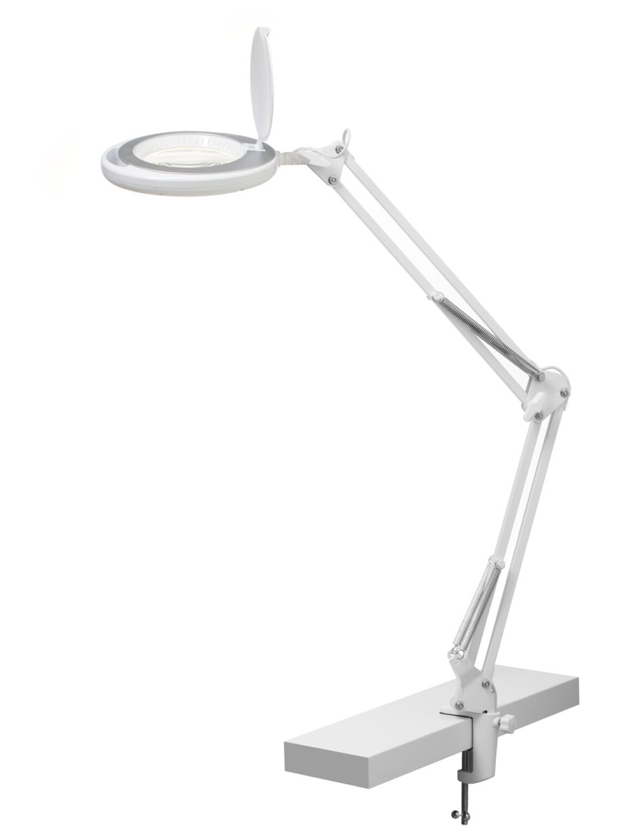 Magni Lup Archi Clipsbordlampe Hvid