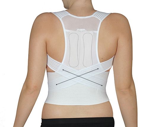 Holdningskorrigerende støtte Unisex, temperaturregulerende