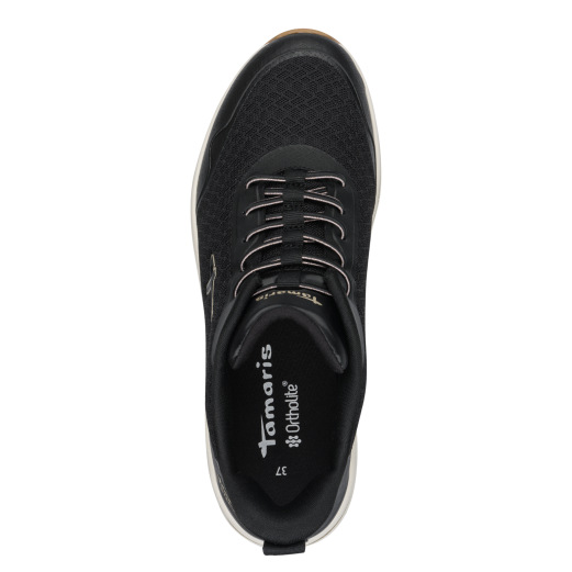 Tamaris Sort Step-in Sneaker Textil - Billede 5