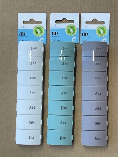 Pilleæske plast 7 dage