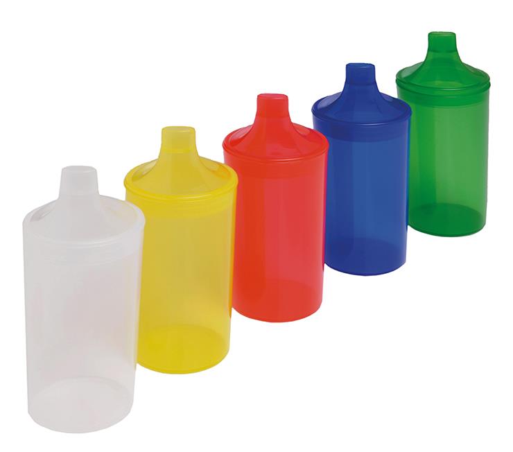 Drikkekop Blå m/2 ass låg