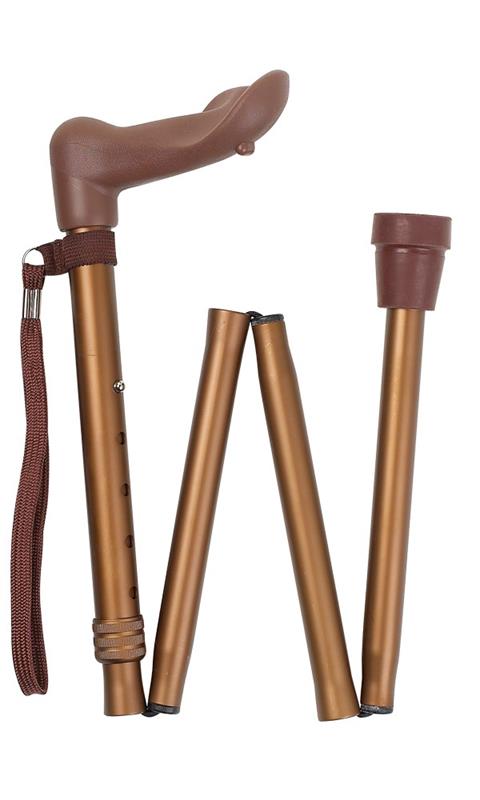 Stok foldsammen bronze anatomisk V