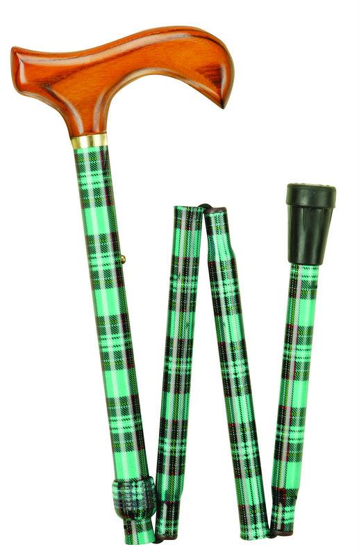 Stok foldsammen tartan design